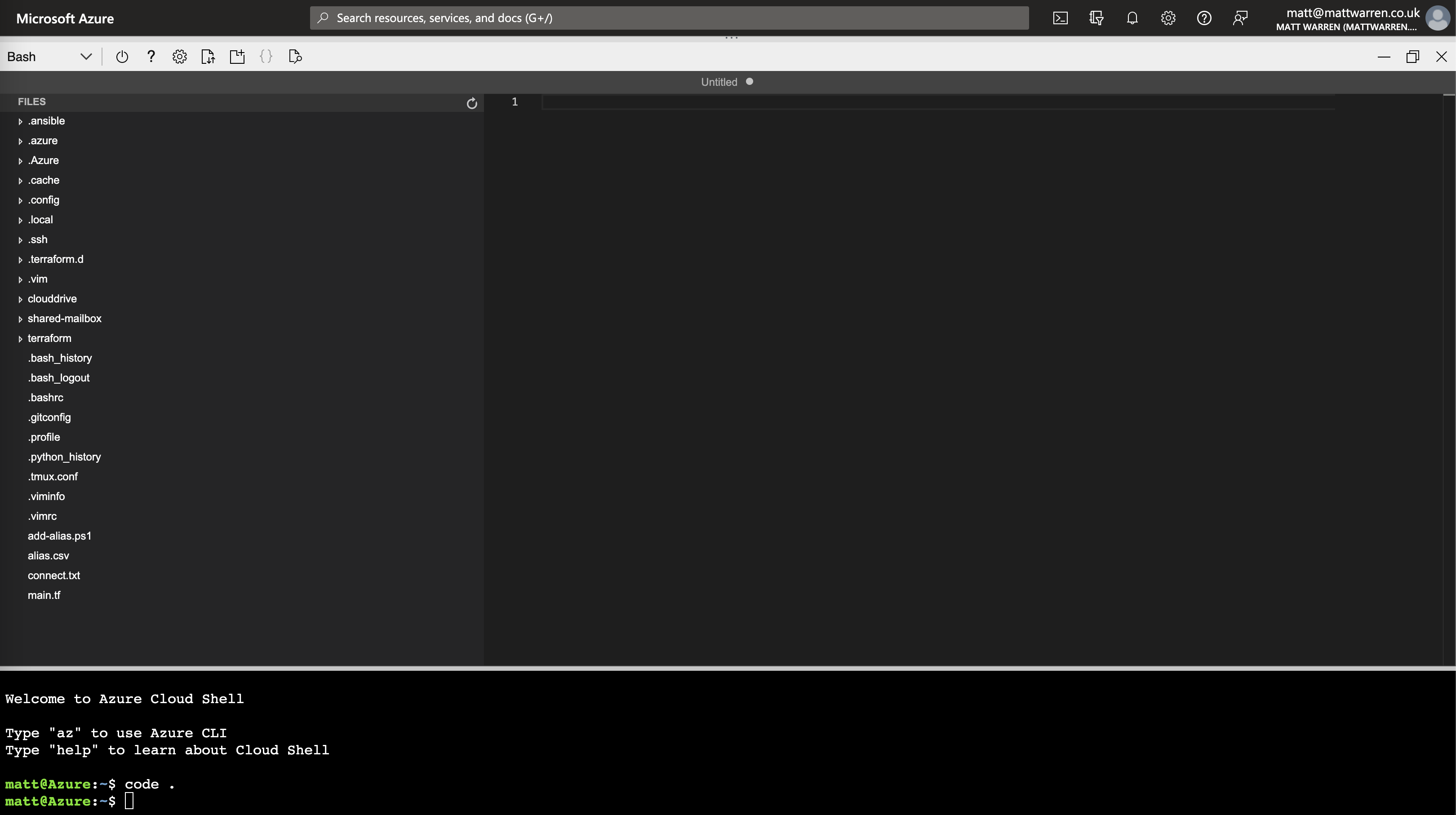 Azure Cloud Shell